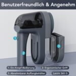 BEAUTURAL Elektrischer Fusselrasierer – USB-C, 2 Stufen, 2000 mAh Akku für alle Stoffe