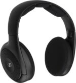 Sennheiser RS 120-W Funkkopfhörer – Klarer TV-Sound, 3 Klangmodi, 60 m Reichweite, mit Sender & Ladestation