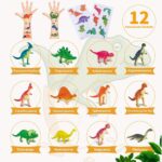 Dino-Eier Ausgrabungsset – 12-teiliges STEM Spielzeug mit Tattoos für Kinder ab 4 Jahren