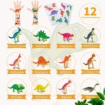 Dino-Eier Ausgrabungsset – 12-teiliges STEM Spielzeug mit Tattoos für Kinder ab 4 Jahren