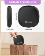 wobsion LED Reisespiegel 1x/10x – Dimmbar, USB, zweiseitig, 750mAh