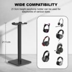 New Bee Kopfhörerständer – Universal Halter für Over-Ear & Gaming-Headsets, Aluminium/TPU/ABS