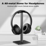 New Bee Kopfhörerständer – Universal Halter für Over-Ear & Gaming-Headsets, Aluminium/TPU/ABS