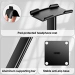 New Bee Kopfhörerständer – Universal Halter für Over-Ear & Gaming-Headsets, Aluminium/TPU/ABS