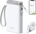 Nelko Bluetooth Etikettendrucker P21 – Tragbares Labelgerät für iOS & Android, selbstklebend, kabellos, mini