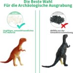 Dino-Eier Ausgrabungsset – 12-teiliges STEM Spielzeug mit Tattoos für Kinder ab 4 Jahren