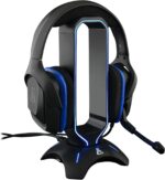 THE G-LAB K-Stand RADON – RGB Headset-Ständer mit USB-Hub & rutschfester Basis für PC/PS4/Xbox