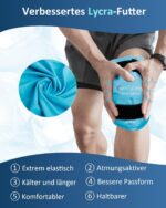 Comfytemp Kühl- & Wärmepad mit Klett – Grosses Gelpack für Knie, Schulter & mehr