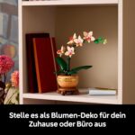 LEGO Mini-Orchidee 10343 – Deko-Blume für Erwachsene & Geschenkidee
