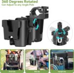 3-in-1 Getränke- & Handyhalter für Kinderwagen & Co.
