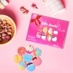 Badebomben Geschenkset – 8 Natürliche Duftkugeln für Frauen & Kinder