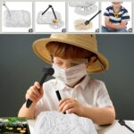 Bernstein Ausgrabungsset für Kinder – Mit 7 Insektenfossilien & Zubehör – Ab 6 Jahren