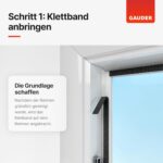 GAUDER Fliegengitter – Insektenschutz ohne Bohren für Fenster – Bild 5