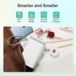 Nelko Bluetooth Etikettendrucker P21 – Tragbares Labelgerät für iOS & Android, selbstklebend, kabellos, mini