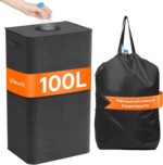 Lifewit Pfandflaschenbehälter mit Deckel – 80L, 100L Leergut- & Altglas-Aufbewahrung