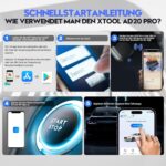 XTOOL AD20 Pro OBD2 Diagnosegerät – Auto Scanner mit DTC-Definition, Öl-Reset, 11 Sprachen, Spannungserkennung, lebenslange Updates, iOS & Android