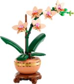 LEGO Mini-Orchidee 10343 – Deko-Blume für Erwachsene & Geschenkidee