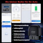 XTOOL AD20 Pro OBD2 Diagnosegerät – Auto Scanner mit DTC-Definition, Öl-Reset, 11 Sprachen, Spannungserkennung, lebenslange Updates, iOS & Android