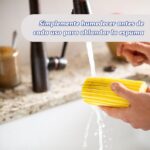 Scrub Daddy Damp Duster – Waschbarer Staubschwamm mit Rillen, antistatisch & vielseitig für Haushalt & Jalousien