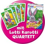 Ravensburger Lotti Karotti – Kinderspiel ab 4 Jahren für 2–4 Spieler