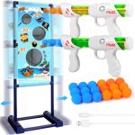 DX DAXIN Schiessspiel-Set mit beweglichem Ziel & 2 Pistolen – ab 5 Jahren