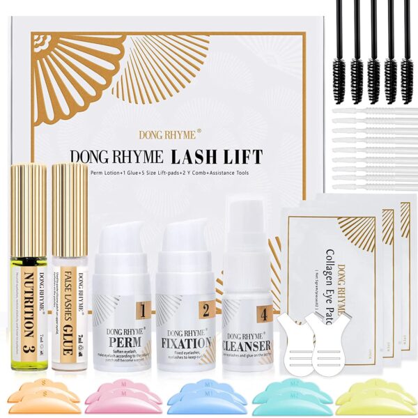 Wimpernlifting Kit mit Klebebalsam – Profi Lash Lift & Perming Set