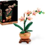 LEGO Mini-Orchidee 10343 – Deko-Blume für Erwachsene & Geschenkidee