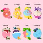 Badebomben Geschenkset – 8 Natürliche Duftkugeln für Frauen & Kinder
