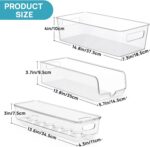 Kühlschrank Organizer 8er Set – BPA-freie Aufbewahrungsboxen mit Griffen, klar & vielseitig