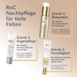 RoC RetinolCorrexion Nachtcreme – Anti-Falten & Anti-Aging mit Retinol & Mineral-Komplex – 30 ml