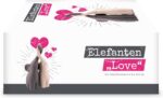 pajoma® Keramik-Elefanten 2er-Set – Beige & Grau, 25,5 cm