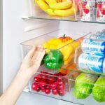 Kühlschrank Organizer 8er Set – BPA-freie Aufbewahrungsboxen mit Griffen, klar & vielseitig