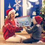 DX DAXIN Schiessspiel-Set mit beweglichem Ziel & 2 Pistolen – ab 5 Jahren