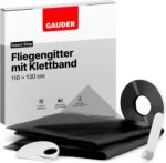 GAUDER Fliegengitter – Insektenschutz ohne Bohren für Fenster