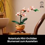LEGO Mini-Orchidee 10343 – Deko-Blume für Erwachsene & Geschenkidee