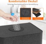Lifewit Pfandflaschenbehälter mit Deckel – 80L, 100L Leergut- & Altglas-Aufbewahrung