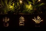 BEGONDIS LED-Sukkulenten 3er-Set in Holzkiste – Deko für Tisch, Büro & Valentinstag