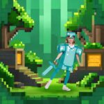 Minecraft Diamant-Schwert – Replik in Einheitsgröße