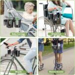 3-in-1 Getränke- & Handyhalter für Kinderwagen & Co.
