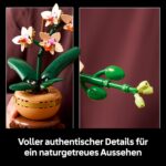 LEGO Mini-Orchidee 10343 – Deko-Blume für Erwachsene & Geschenkidee