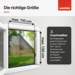 GAUDER Fliegengitter – Insektenschutz ohne Bohren für Fenster – Bild 2