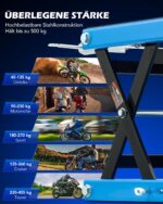 Orion Motorradheber – höhenverstellbar 95–370 mm, 500 kg, ideal für Wartung & Reparatur