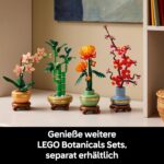 LEGO Mini-Orchidee 10343 – Deko-Blume für Erwachsene & Geschenkidee