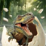 Dino Ei Ausgrabungsset – Archäologie Spielzeug mit Dinosaurier Figuren
