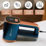 WiredLux Elektrischer Fusselrasierer – Wiederaufladbar mit LED & 3 Stufen, 6-Klingen, USB
