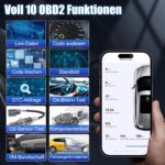 XTOOL AD20 Pro OBD2 Diagnosegerät – Auto Scanner mit DTC-Definition, Öl-Reset, 11 Sprachen, Spannungserkennung, lebenslange Updates, iOS & Android