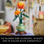 LEGO Chrysantheme 10368 – Kreatives Blumen-Bauset für Erwachsene & Dekoidee