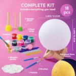Klever Kits DIY Mondlampe – Kreatives Bastelset & Nachtlicht für Kinder 6–12 Jahre