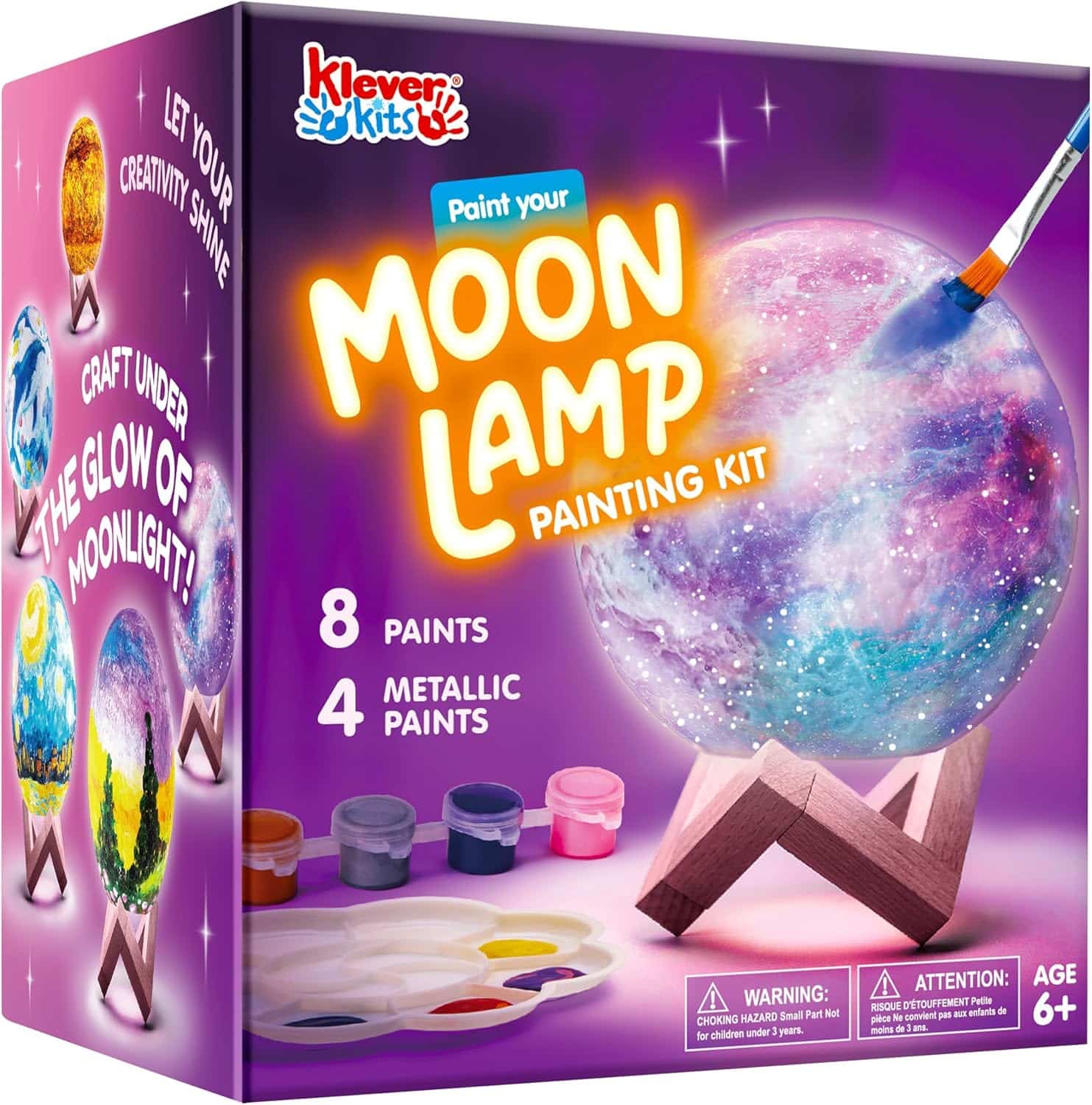 Klever Kits DIY Mondlampe – Kreatives Bastelset & Nachtlicht für Kinder 6–12 Jahre
