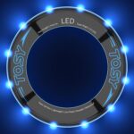 TOSY Leuchtender Flugring – 12 LEDs, leicht, sicher & wasserdicht
